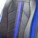 Накидки Car Performance каркасные 3D, 2шт. экокожа,12мм, карманы, черный/синий, CUS-3012 BK/BL