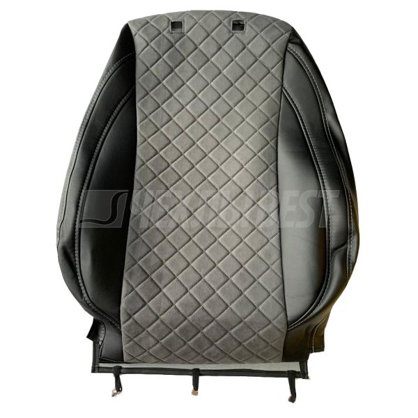 Skoda Rapid (2012+) / VW Polo (2020+) разд задн сидения с подл-ком Экокожа + алькантара ромб Medved