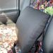 Подушка под спину (31х32х8 см), жаккард черный, Perfect seat, 1 шт